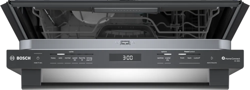 Bosch 800 Series, built-under dishwasher, 24'', Brushed black steel anti-fingerprint