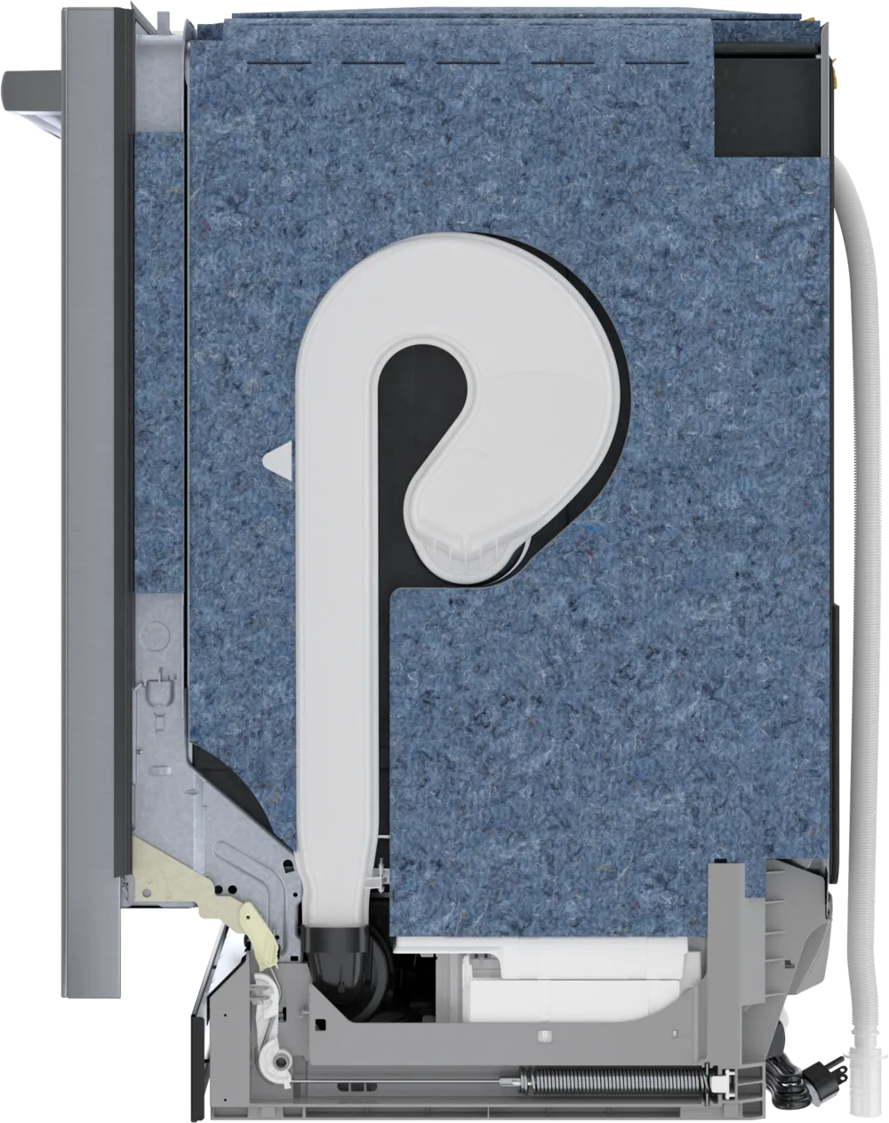 Bosch 800 Series, built-under dishwasher, 24'', Brushed steel anti-fingerprint