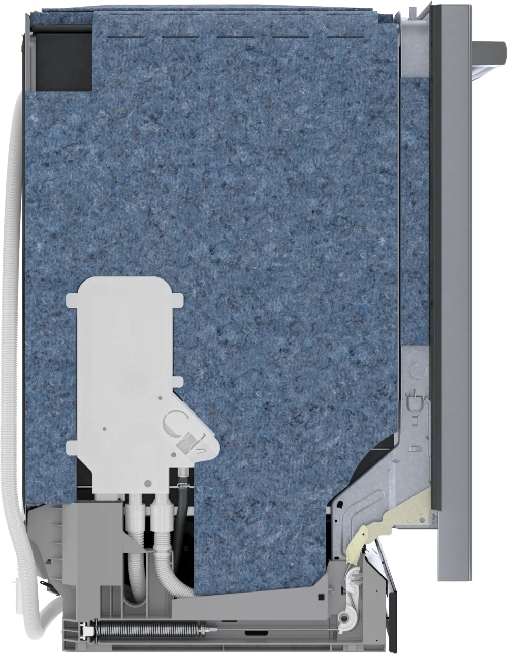 Bosch 800 Series, built-under dishwasher, 24'', Brushed steel anti-fingerprint