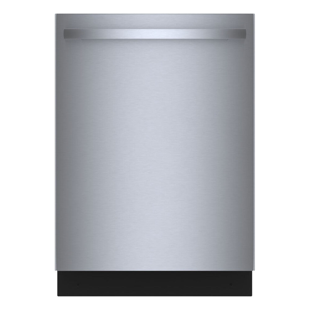 Bosch 800 Series, built-under dishwasher, 24'', Brushed steel anti-fingerprint