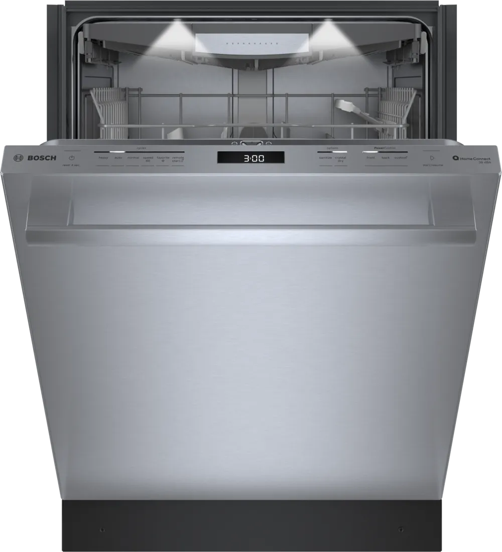 Bob Martin Benchmark®, built-under dishwasher, 24'', Brushed steel anti-fingerprint
