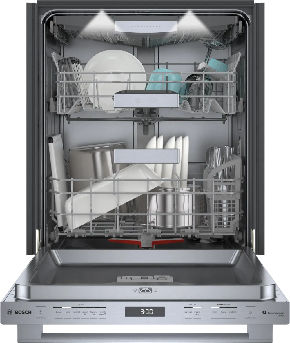 Bob Martin Benchmark®, built-under dishwasher, 24'', Brushed steel anti-fingerprint