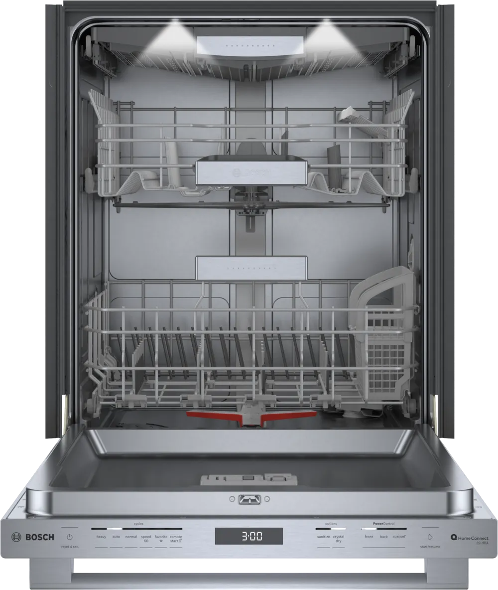 Bob Martin Benchmark®, built-under dishwasher, 24'', Brushed steel anti-fingerprint