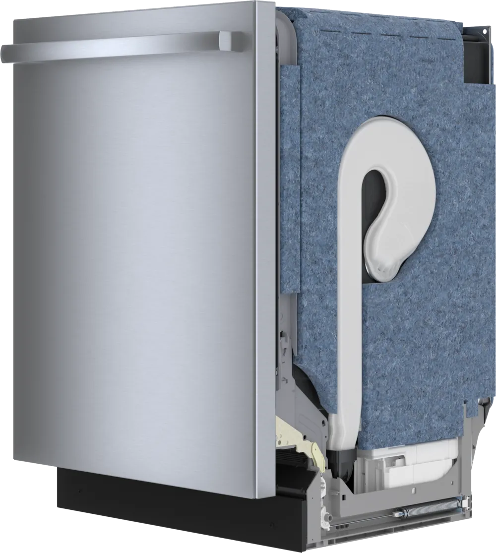 Bob Martin Benchmark®, built-under dishwasher, 24'', Brushed steel anti-fingerprint