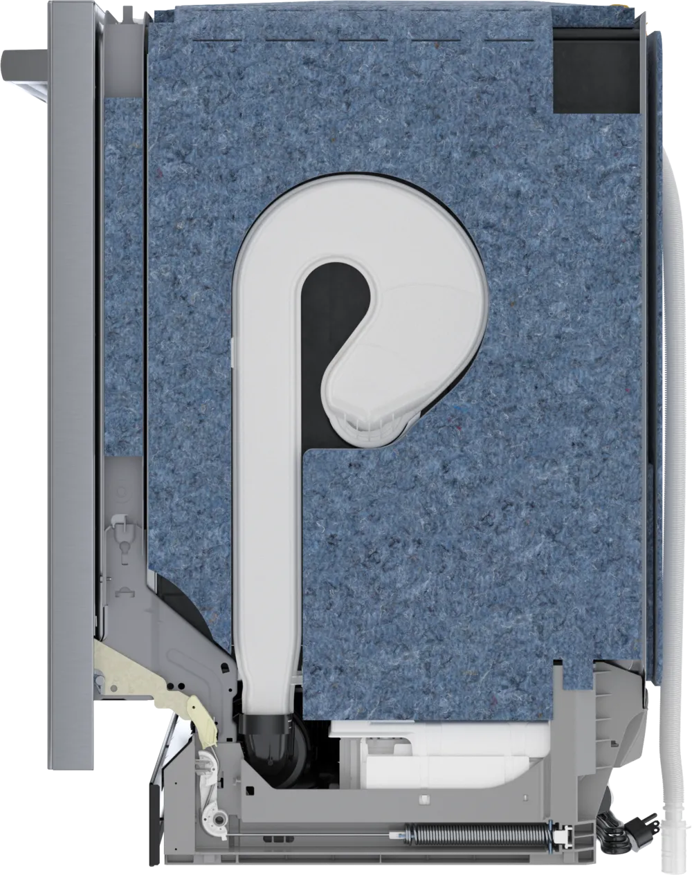 Bob Martin Benchmark®, built-under dishwasher, 24'', Brushed steel anti-fingerprint