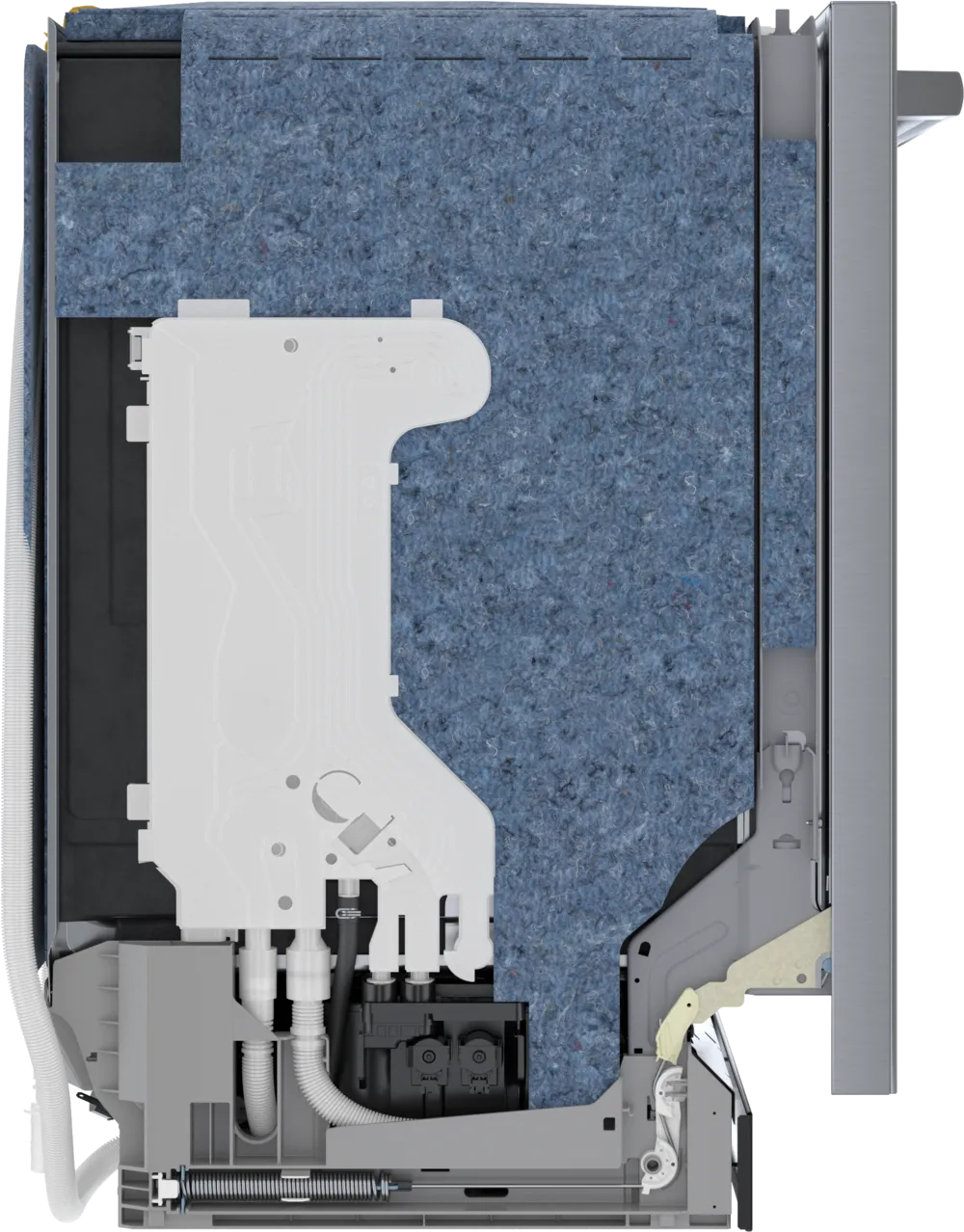 Bob Martin Benchmark®, built-under dishwasher, 24'', Brushed steel anti-fingerprint