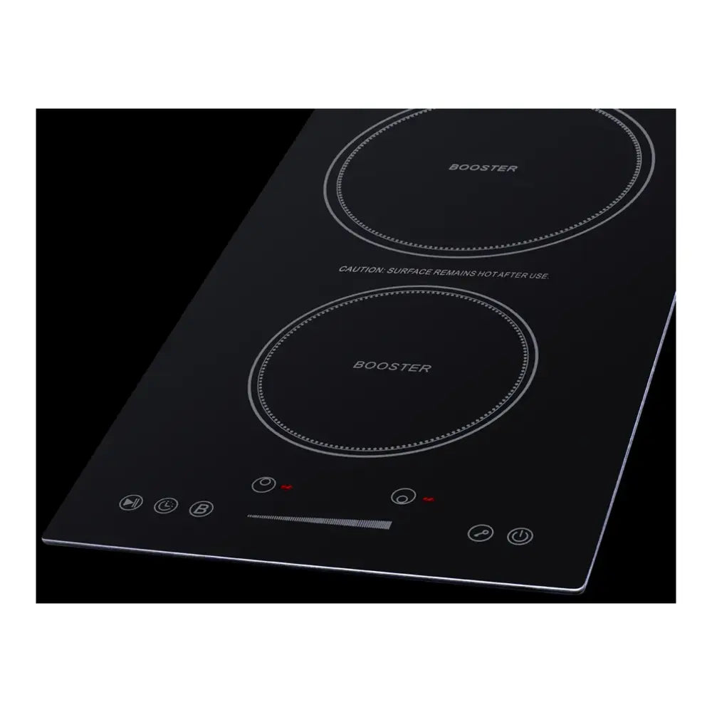 Summit 12" Wide 208-240v 2-zone Induction Cooktop With Safety Shutoff