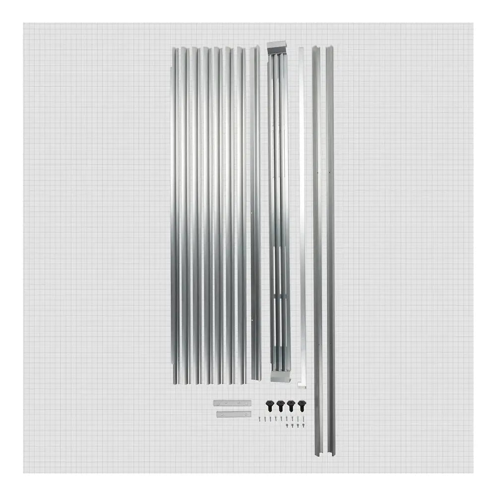 Whirlpool Full-Refrigerator and Up-Right Freezer Sidekick Trim Kit, Stainless Steel, used 