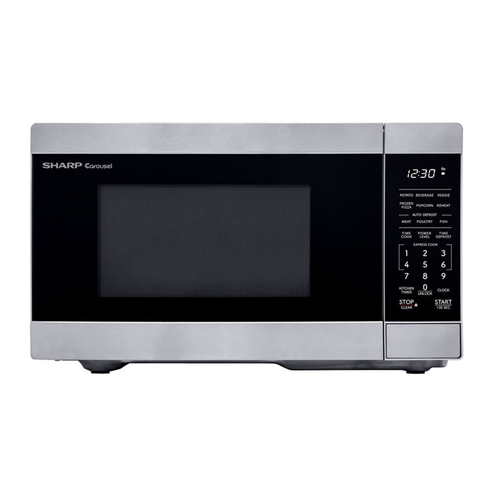 Sharp Sharp 0.9 cu. ft. 900W Stainless Steel Countertop Microwave Oven