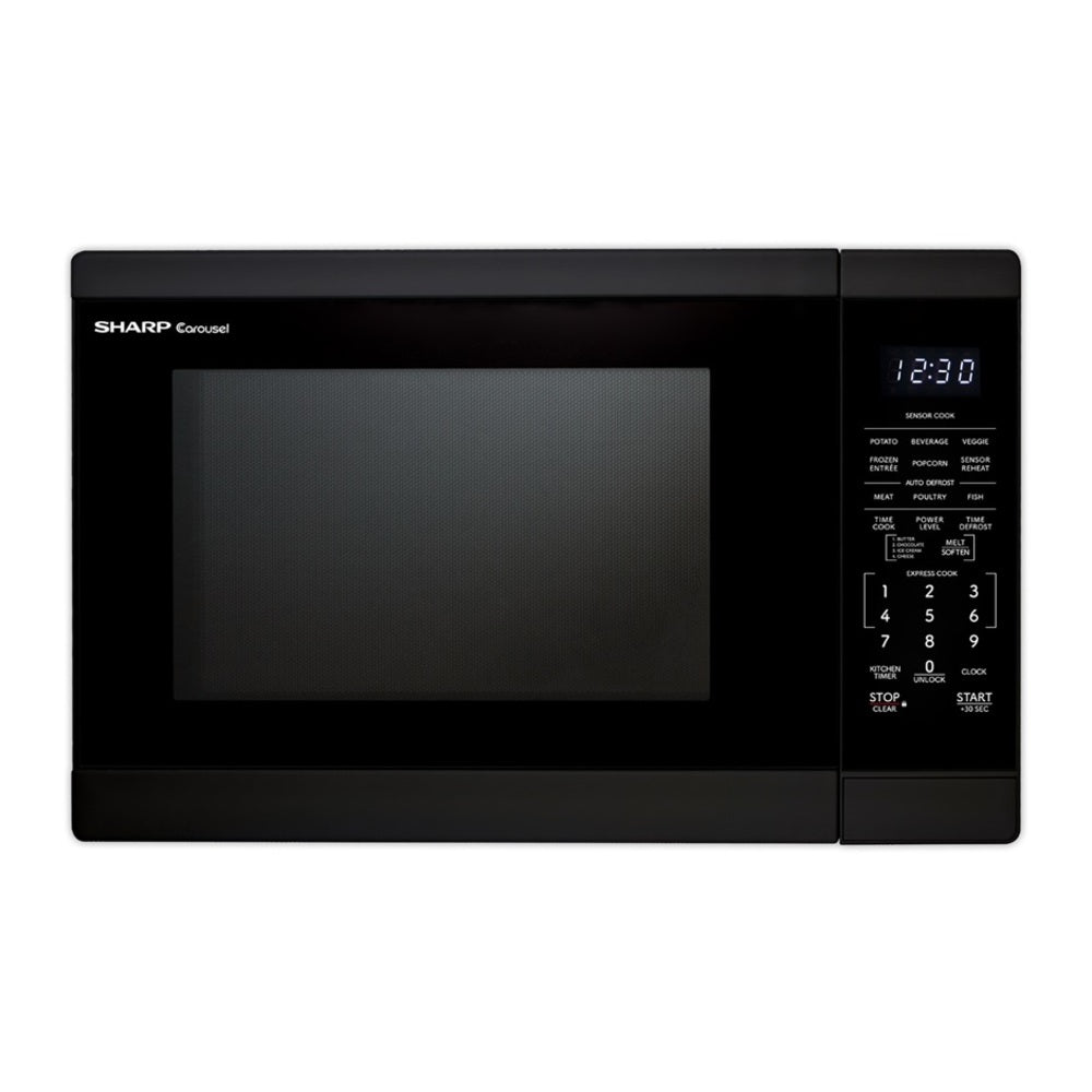 Sharp Sharp 1.4 cu. ft. 1100W Black Countertop Microwave Oven