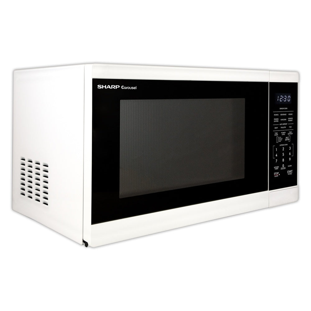 Sharp Sharp 1.4 cu. ft. 1100W White Countertop Microwave Oven