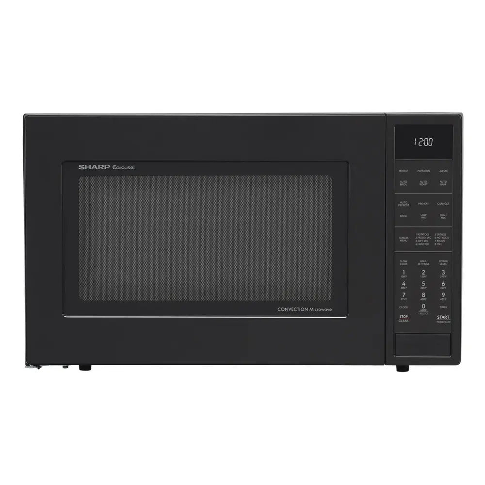 Sharp Sharp 1.5 cu. ft. 900W Black Convection Countertop Microwave Oven