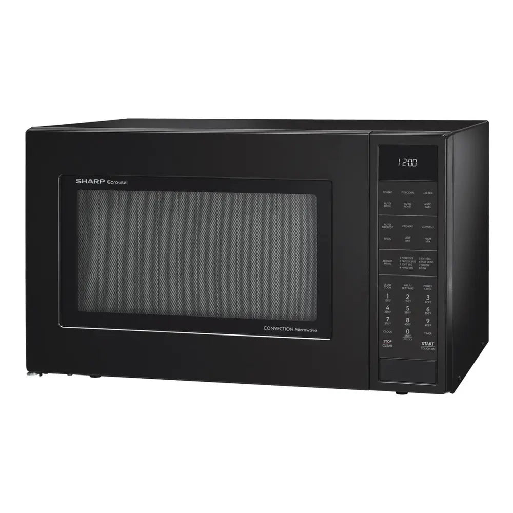 Sharp Sharp 1.5 cu. ft. 900W Black Convection Countertop Microwave Oven