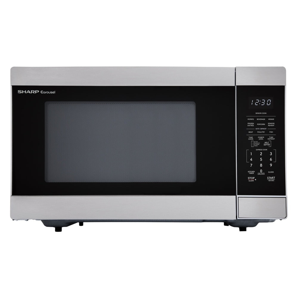 Sharp Sharp 1.6 cu. ft. 1100W Stainless Steel Countertop Microwave Oven