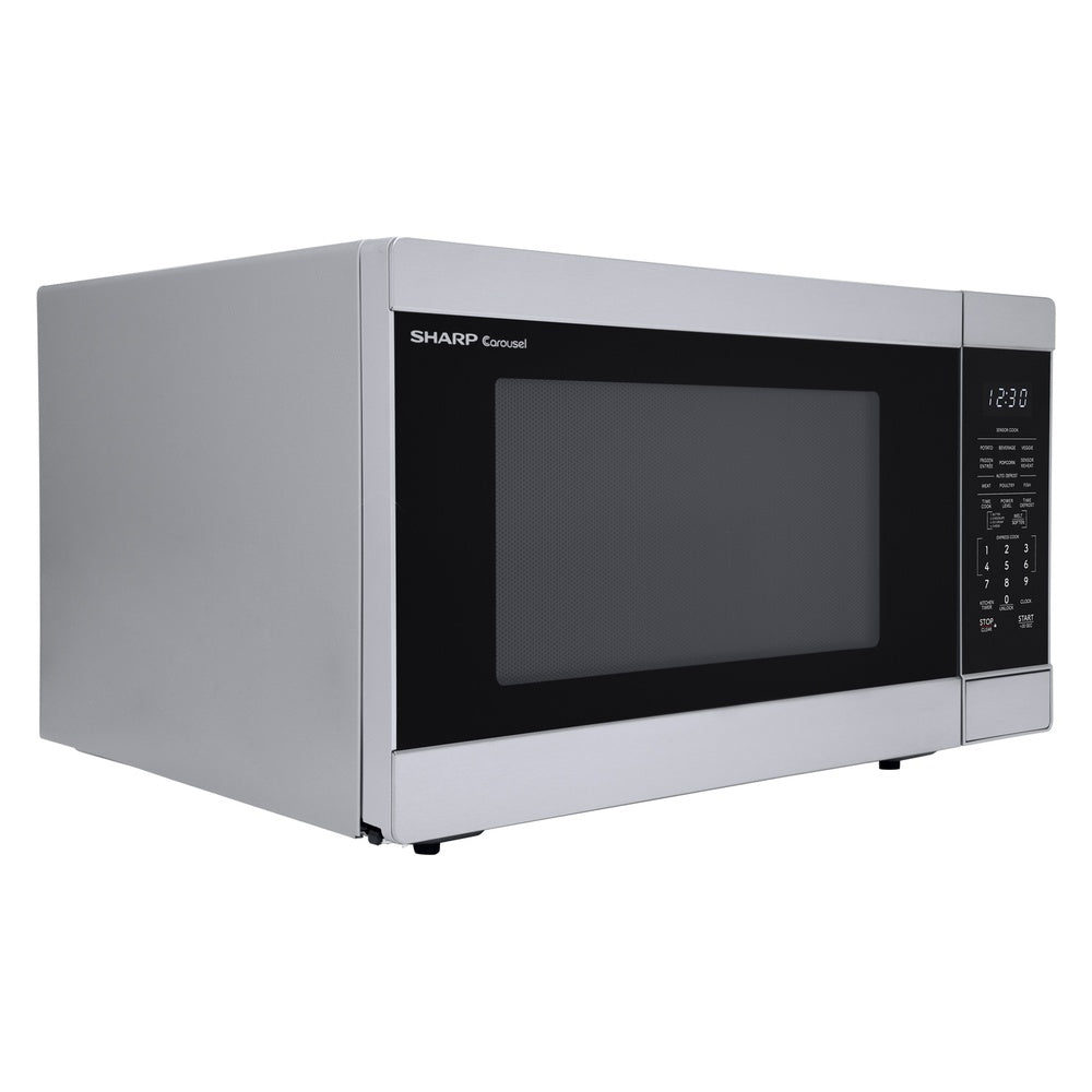 Sharp Sharp 1.6 cu. ft. 1100W Stainless Steel Countertop Microwave Oven