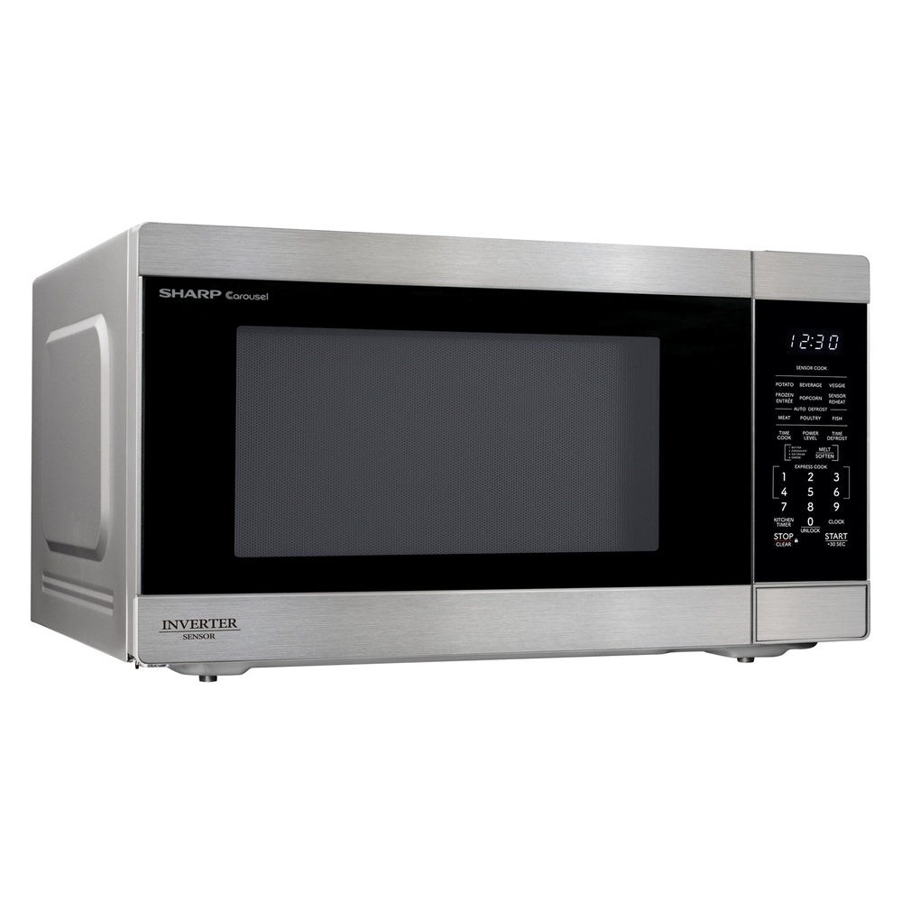 Sharp Sharp 2.2 cu. ft. 1200W Stainless Steel Countertop Microwave Oven with Inverter 