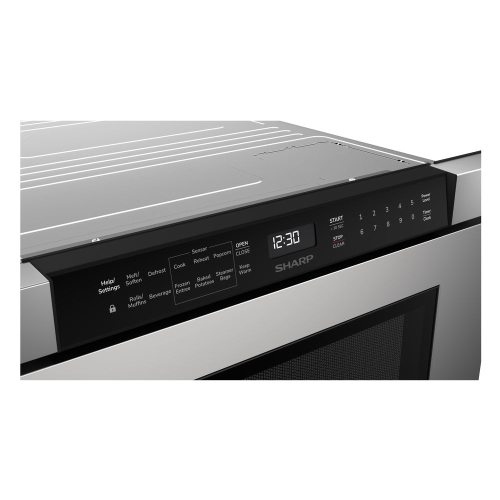 Sharp 24 in. 1.2 cu. ft. Built-In Stainless Steel Microwave Drawer Oven
