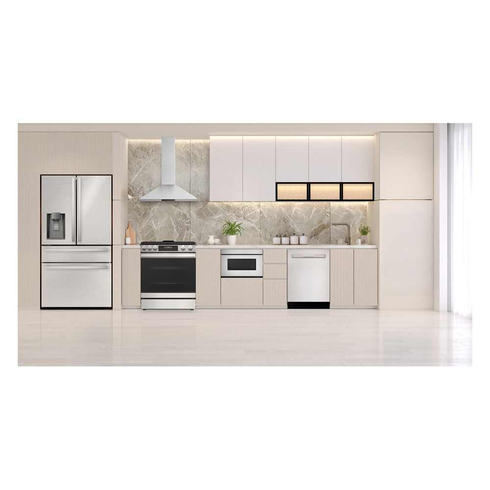 Sharp 24 in. 1.2 cu. ft. 950W Sharp Stainless Steel Smart Easy Wave Open Microwave Dra