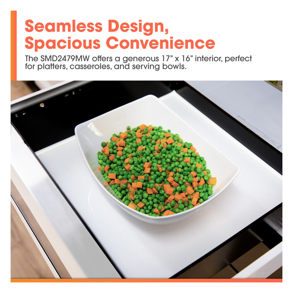 Sharp Sharp 24 in. 1.2 cu. ft. Deco Series Built-In Smart Microwave Drawer™ Oven with 