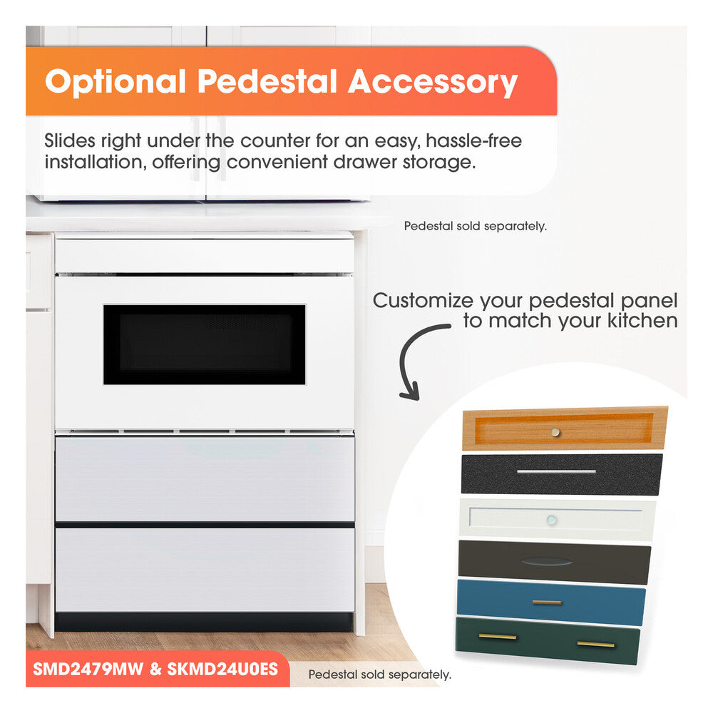 Sharp Sharp 24 in. 1.2 cu. ft. Deco Series Built-In Smart Microwave Drawer™ Oven with 