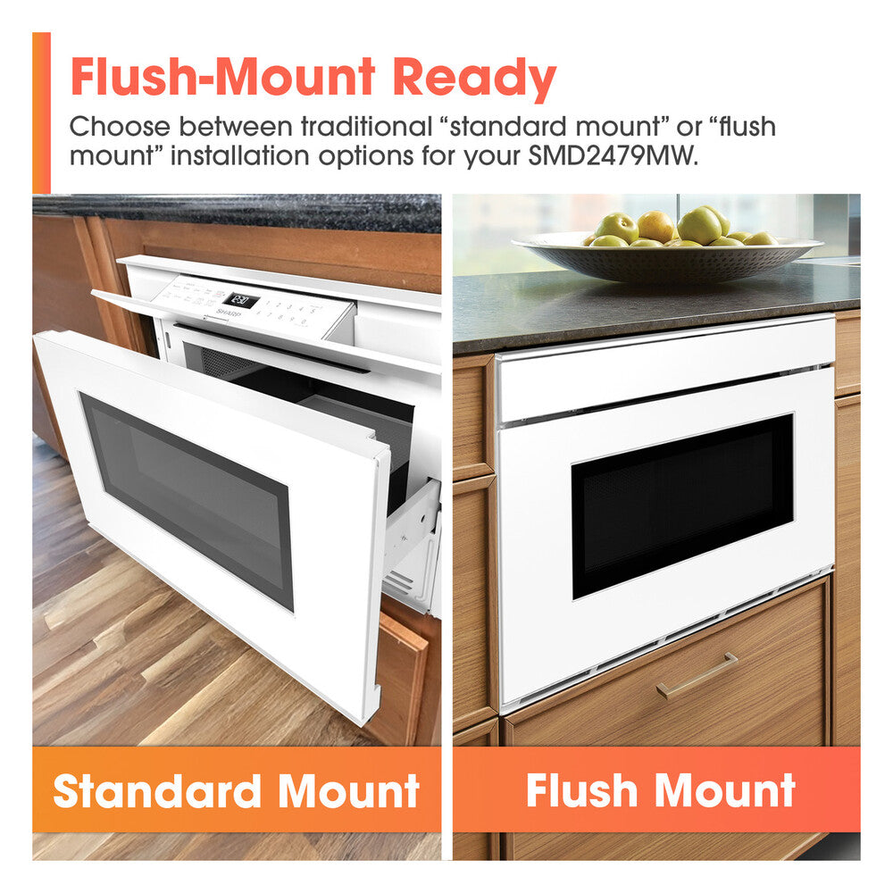 Sharp Sharp 24 in. 1.2 cu. ft. Deco Series Built-In Smart Microwave Drawer™ Oven with 