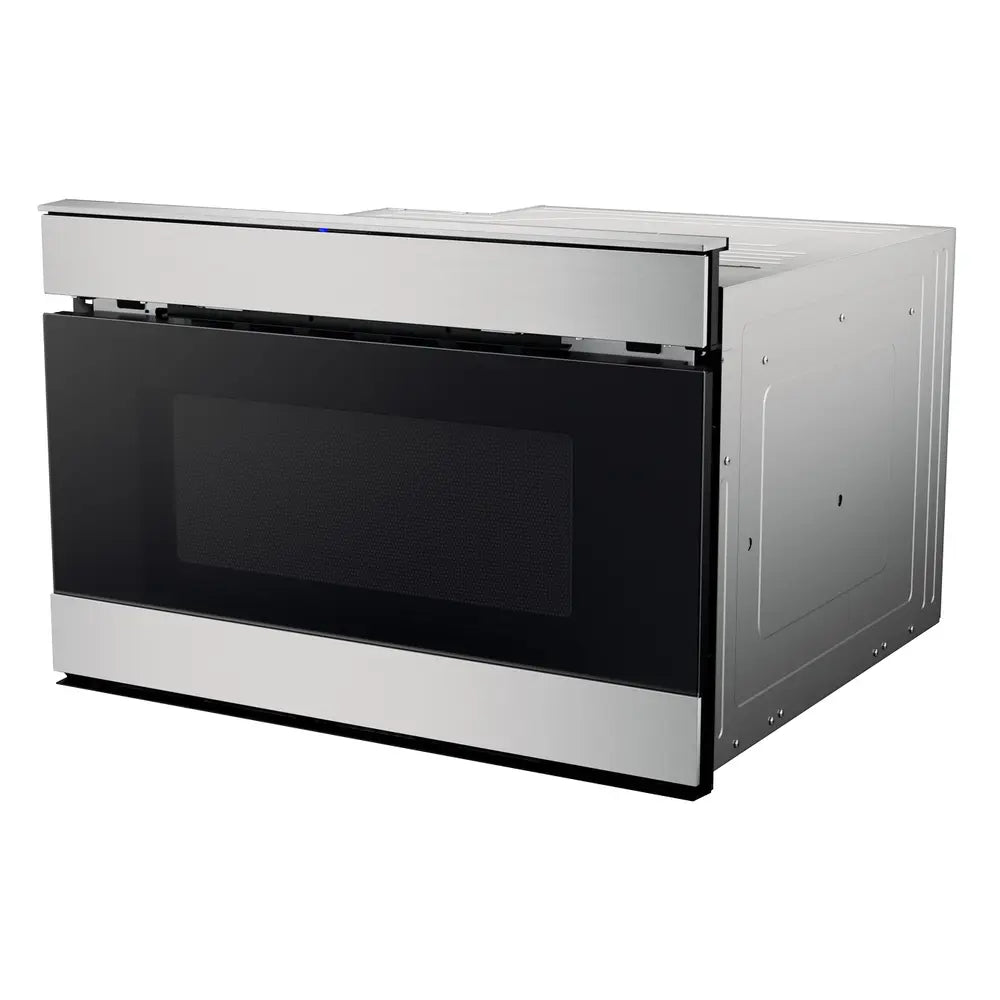 Sharp 24 in. 1.2 cu. ft. 950W Sharp Stainless Steel Smart Easy Wave Open Microwave Dra