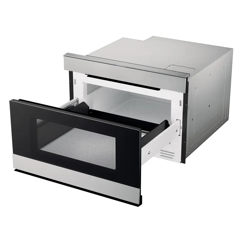 Sharp 24 in. 1.2 cu. ft. 950W Sharp Stainless Steel Smart Easy Wave Open Microwave Dra