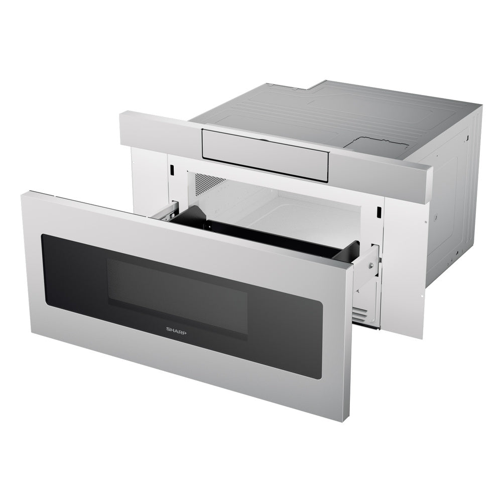 Sharp 30 in. 1.2 cu. ft. 950W Sharp Stainless Steel Microwave Drawer Oven