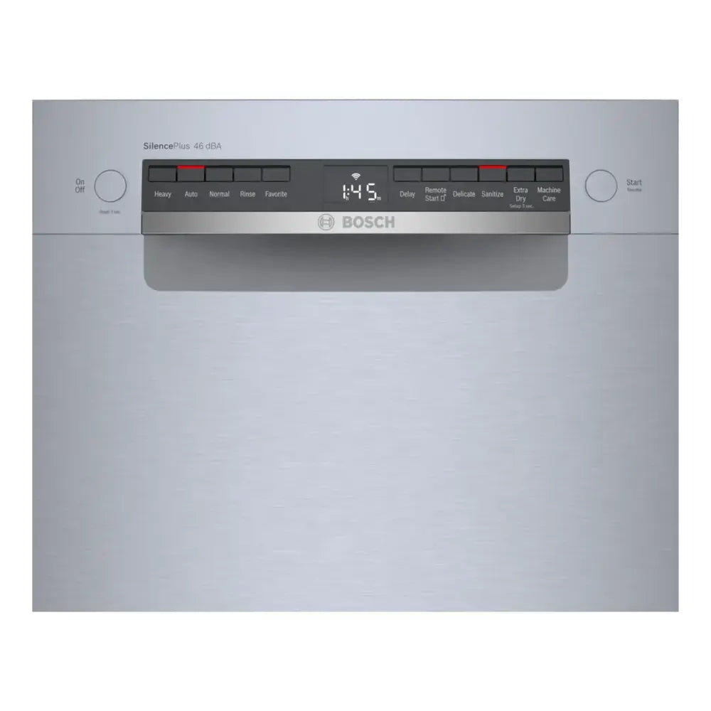 Bosch 300 Series, built-under dishwasher, 17 3/4'', Brushed steel anti-fingerprint