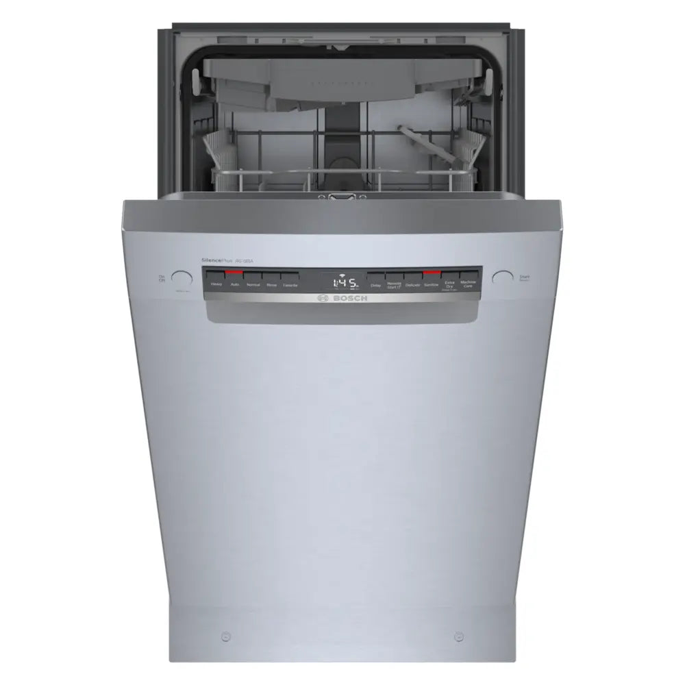 Bosch 300 Series, built-under dishwasher, 17 3/4'', Brushed steel anti-fingerprint