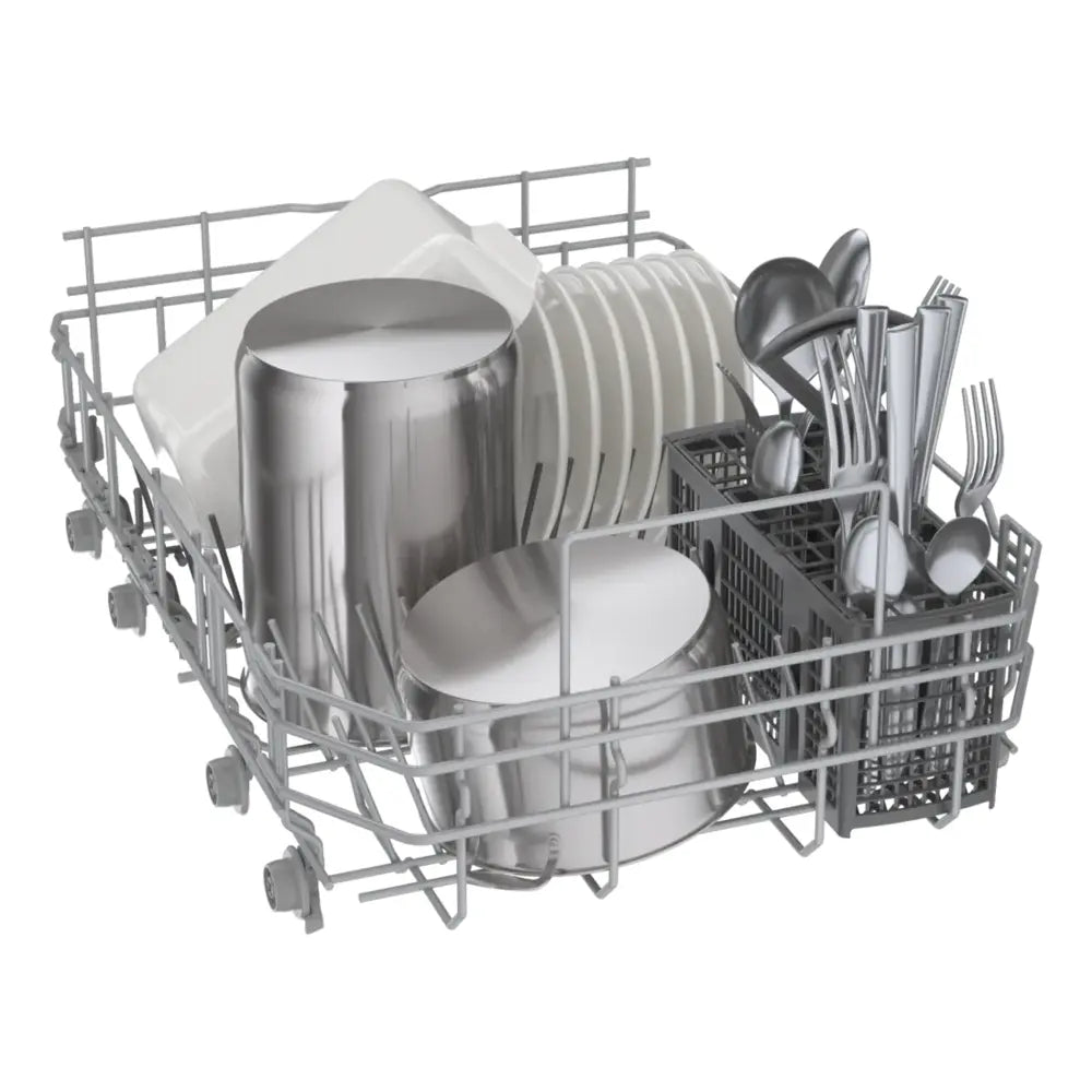Bosch 300 Series, built-under dishwasher, 17 3/4'', Brushed steel anti-fingerprint
