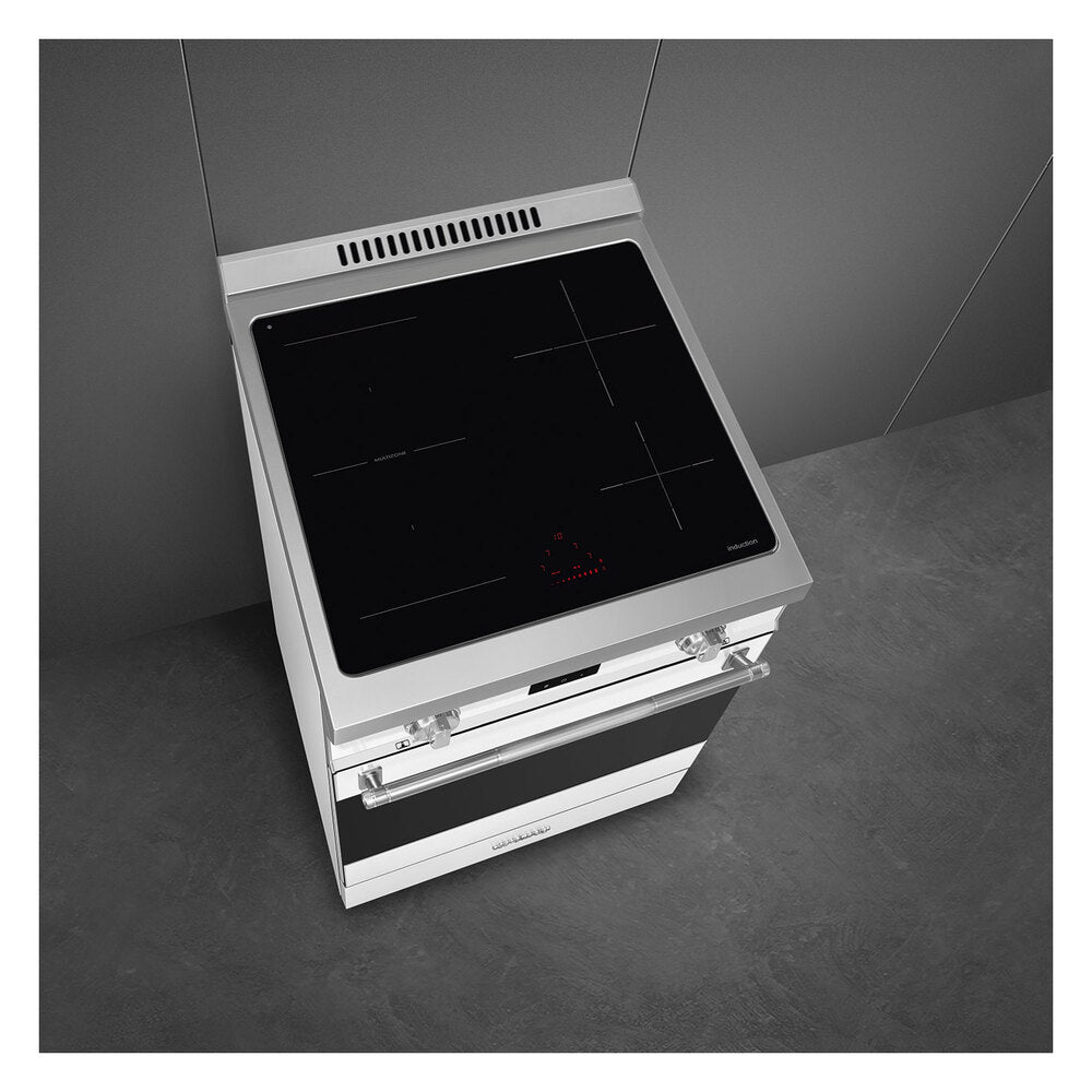 SMEG Smeg Range with Induction Hob 24" SPR24UIMMW