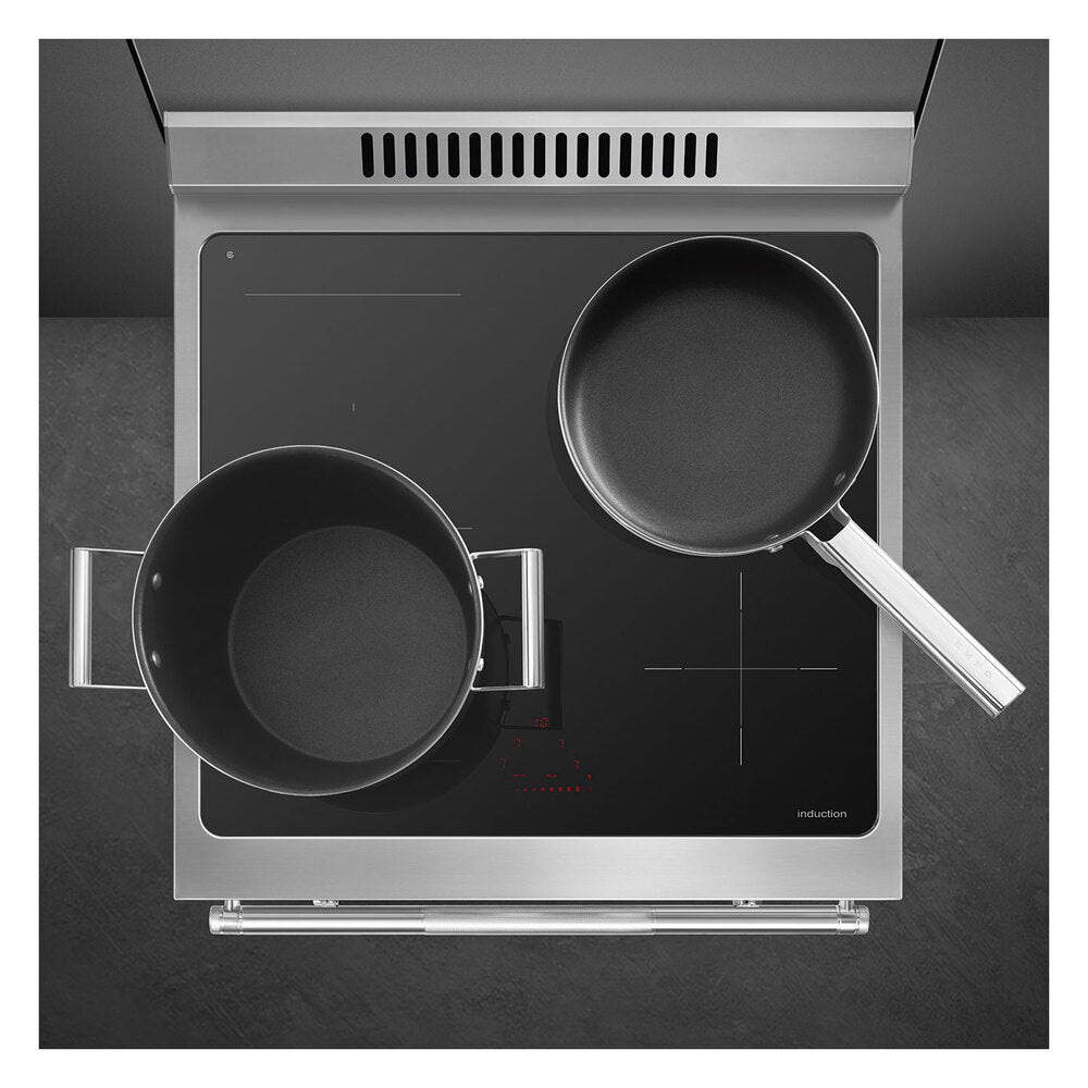 SMEG Smeg Range with Induction Hob 24" SPR24UIMMW