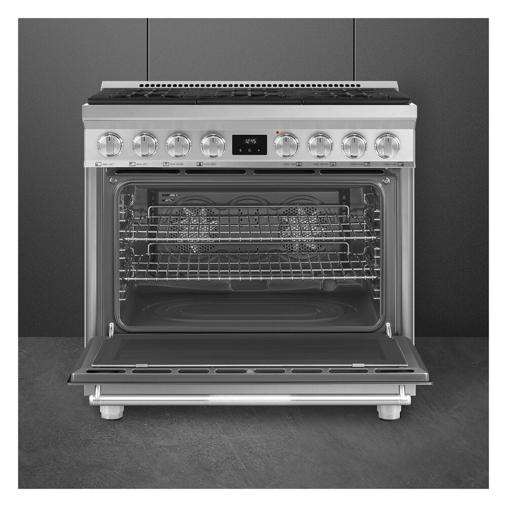 SMEG Smeg Range with Gas Hob 36" SPR36UGMX