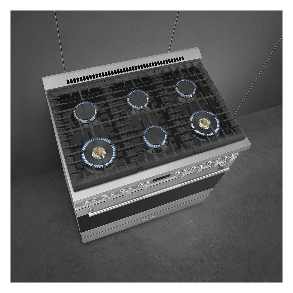 SMEG Smeg Range with Gas Hob 36" SPR36UGMX
