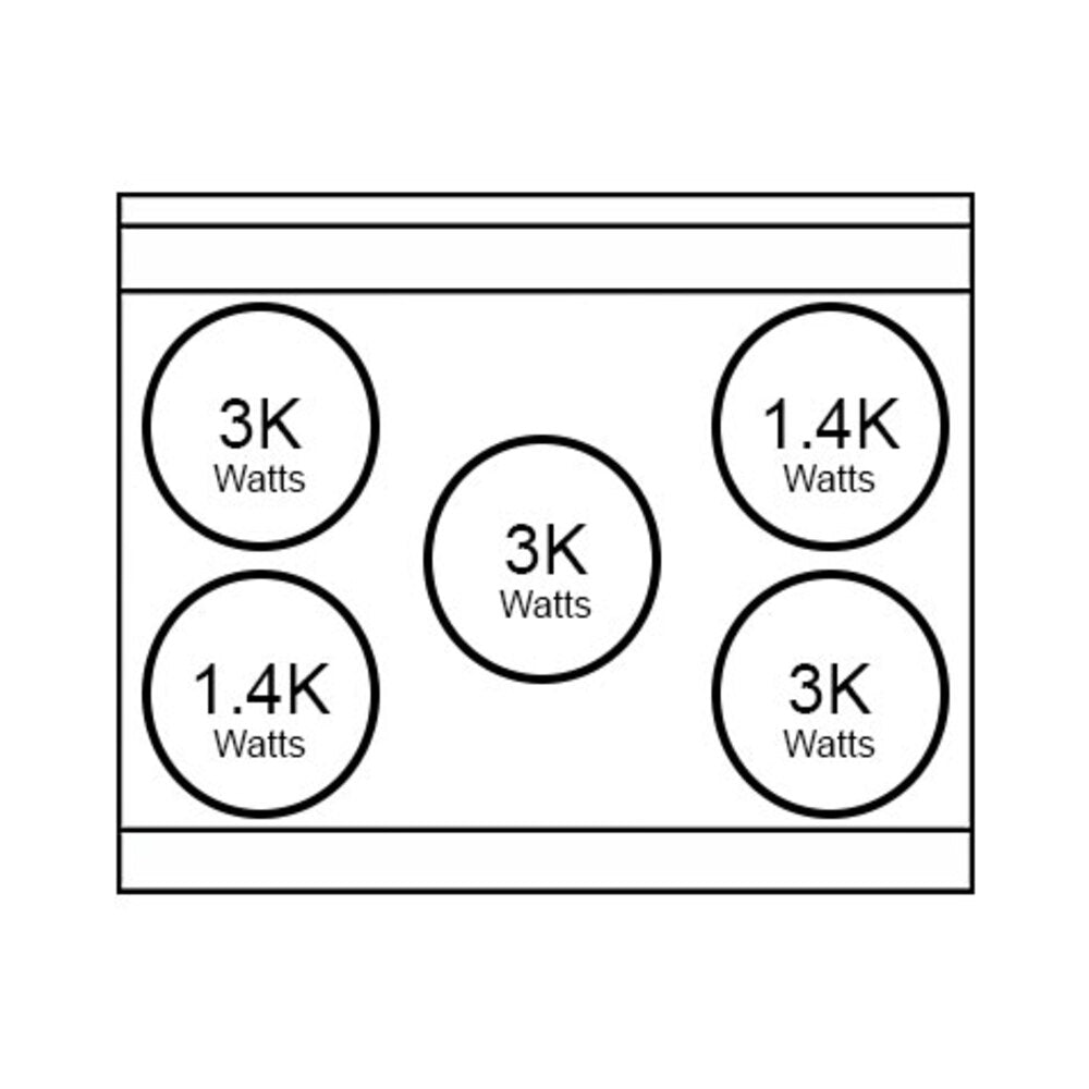 SMEG Smeg Range with Induction Hob 36" SPR36UIMX