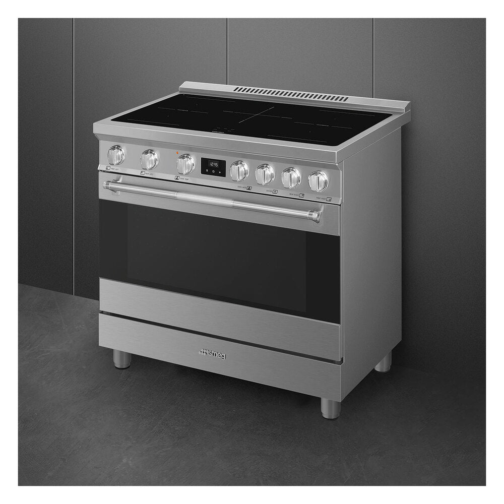 SMEG Smeg Range with Induction Hob 36" SPR36UIMX