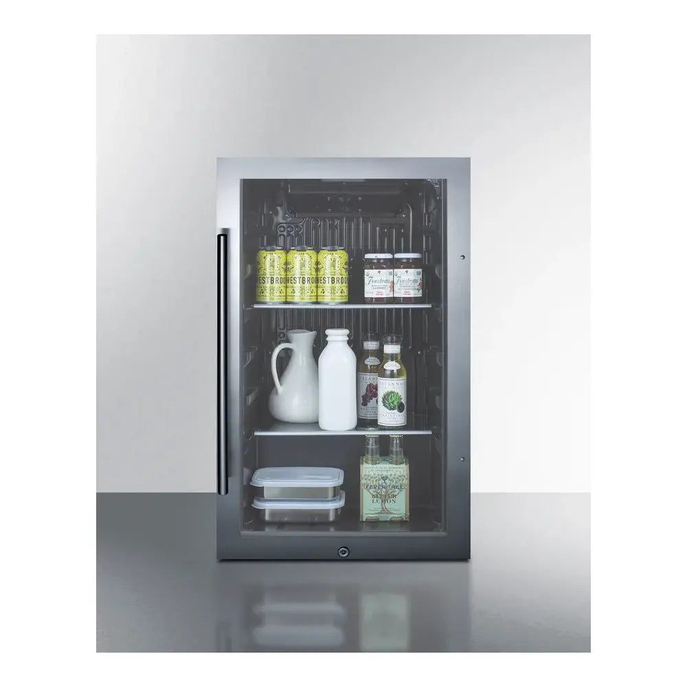 Summit Shallow Depth Indoor/outdoor Beverage Cooler