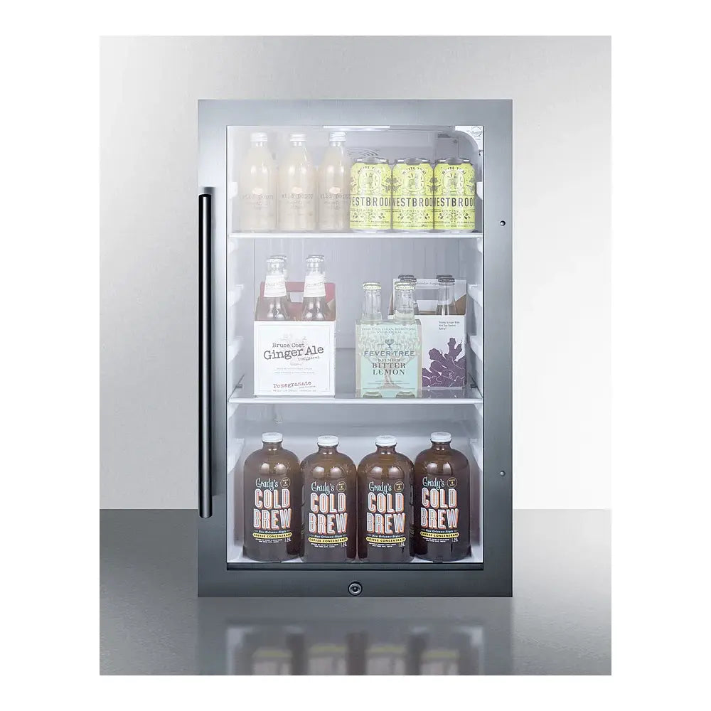 Summit Shallow Depth Indoor/outdoor Beverage Cooler