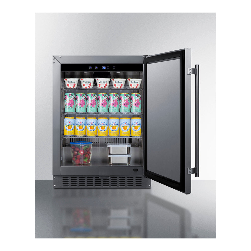 Summit 24" Wide Outdoor All-refrigerator, ADA Compliant