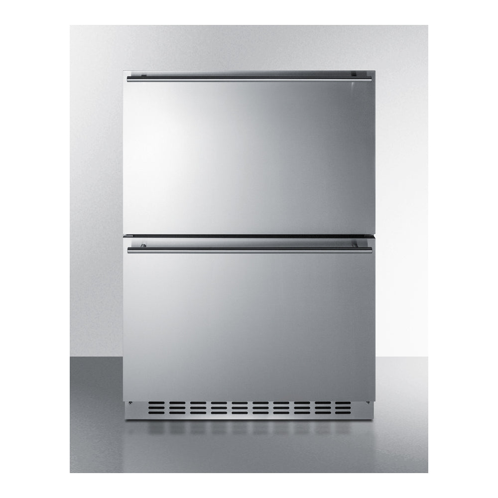 Summit 24" Wide 2-drawer Refrigerator-freezer