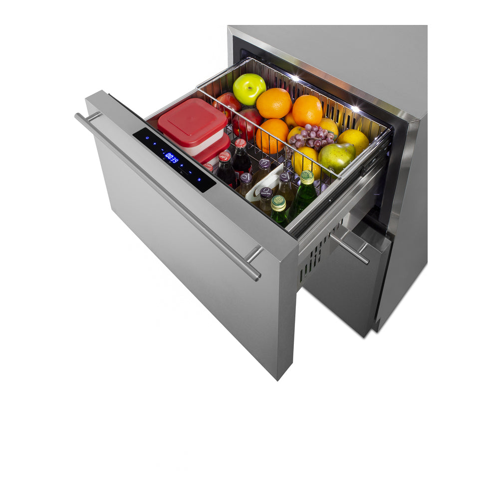 Summit 24" Wide 2-drawer Refrigerator-freezer