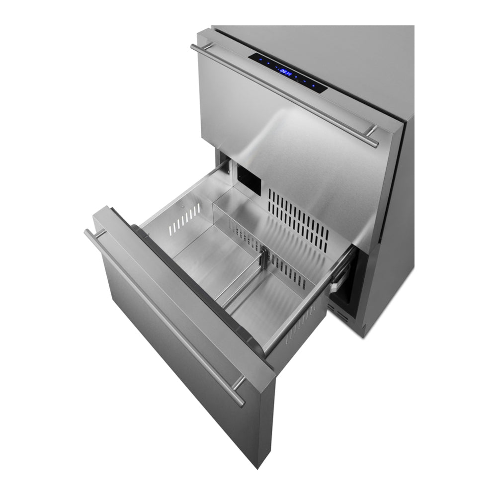 Summit 24" Wide 2-drawer Refrigerator-freezer