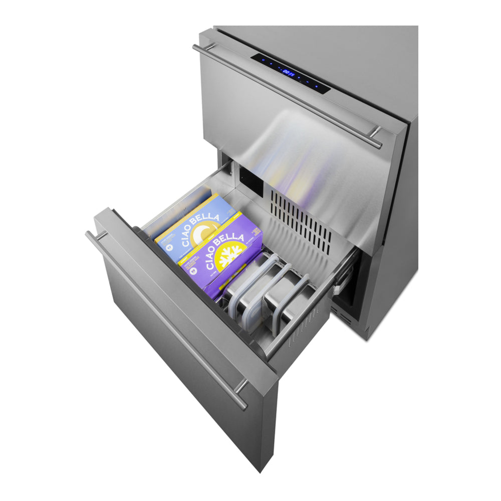 Summit 24" Wide 2-drawer Refrigerator-freezer