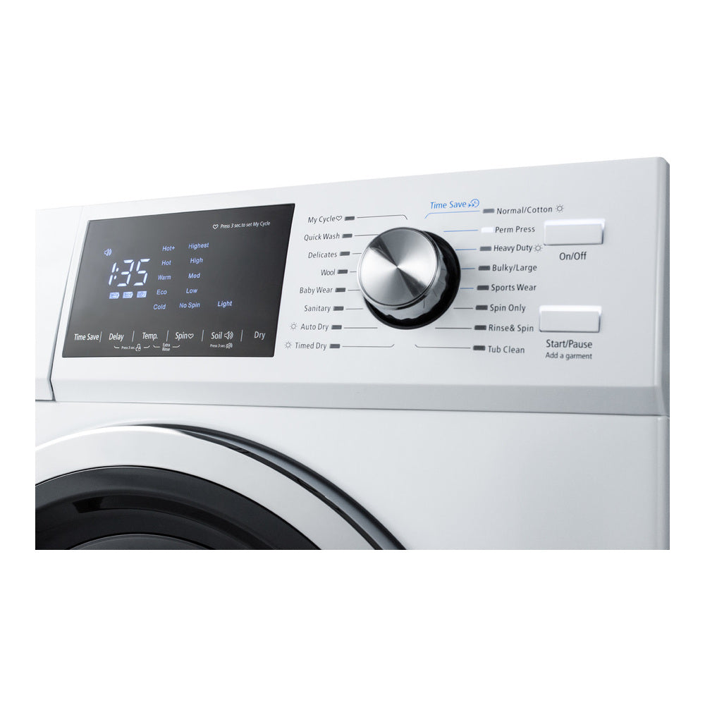 Summit 24" Wide 115v Washer/dryer Combo
