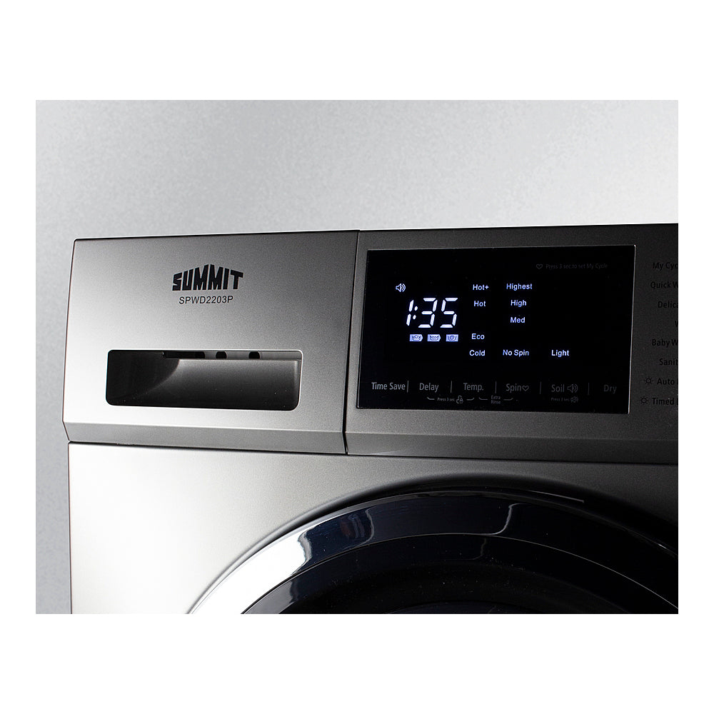 Summit 24" Wide 115v Washer/dryer Combo