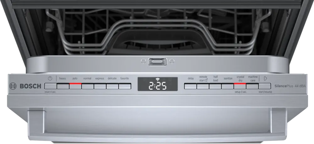 Bosch 800 Series, built-under dishwasher, 17 3/4'', Brushed steel