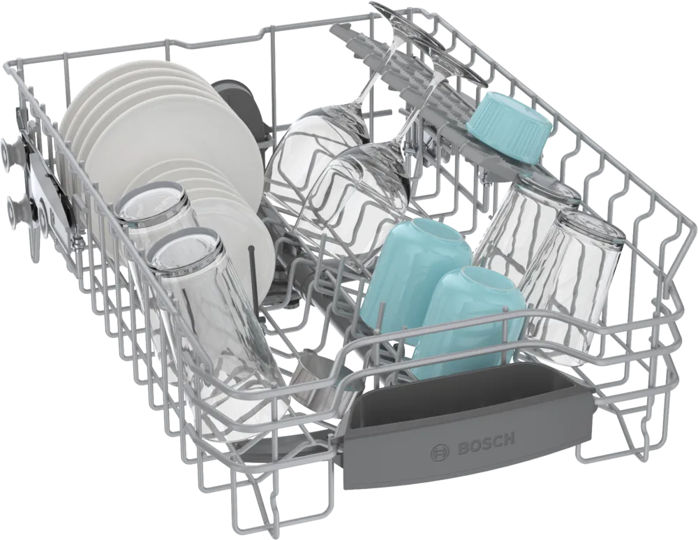 Bosch 800 Series, built-under dishwasher, 17 3/4'', Brushed steel