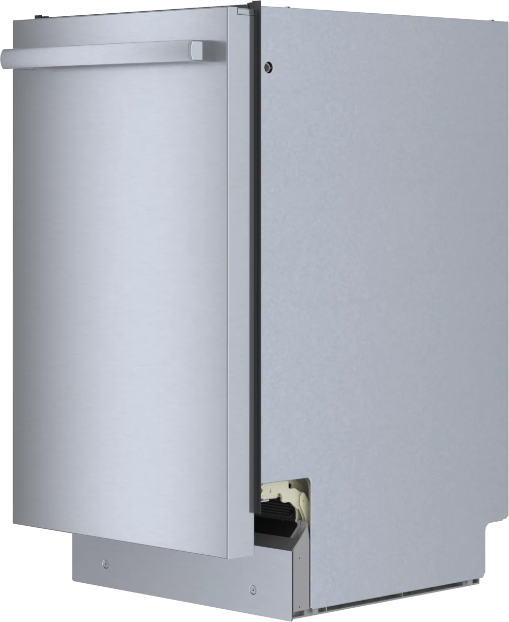 Bosch 800 Series, built-under dishwasher, 17 3/4'', Brushed steel