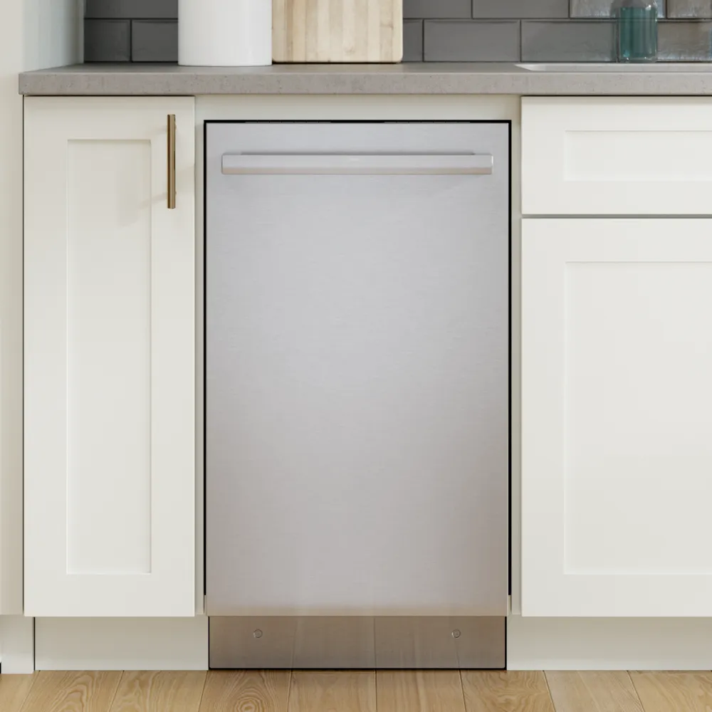 Bosch 800 Series, built-under dishwasher, 17 3/4'', Brushed steel